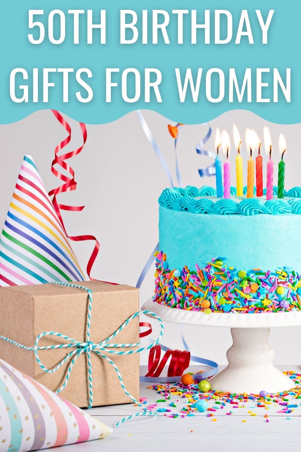 50th birthday gifts for women
