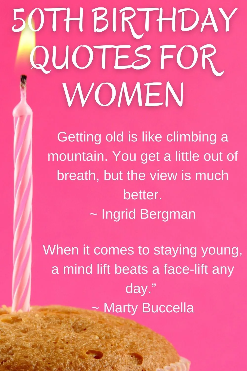 50th birthday quotes for women