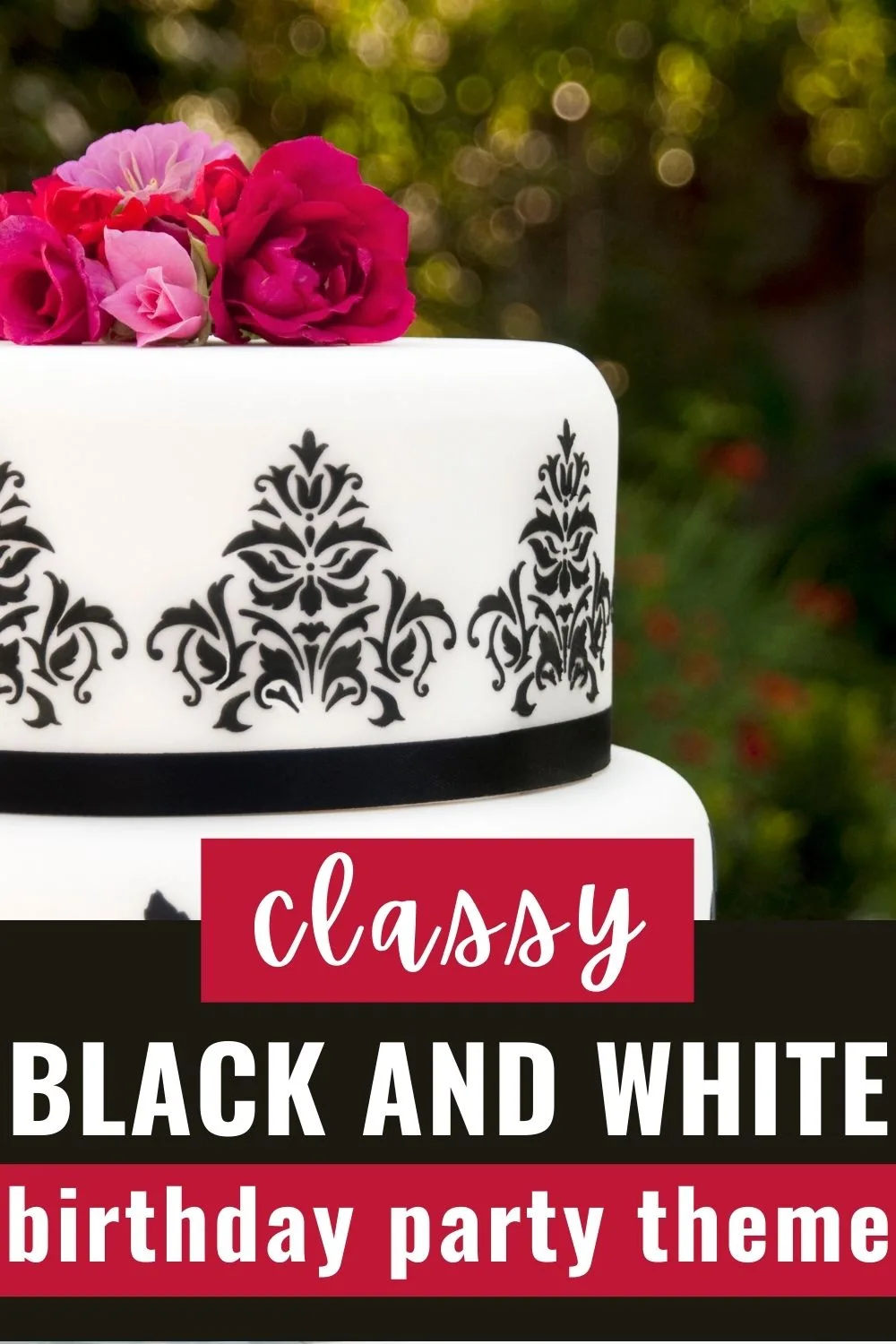 Black And White Party Decorations Ideas  Black and white party decorations,  White party, White party theme