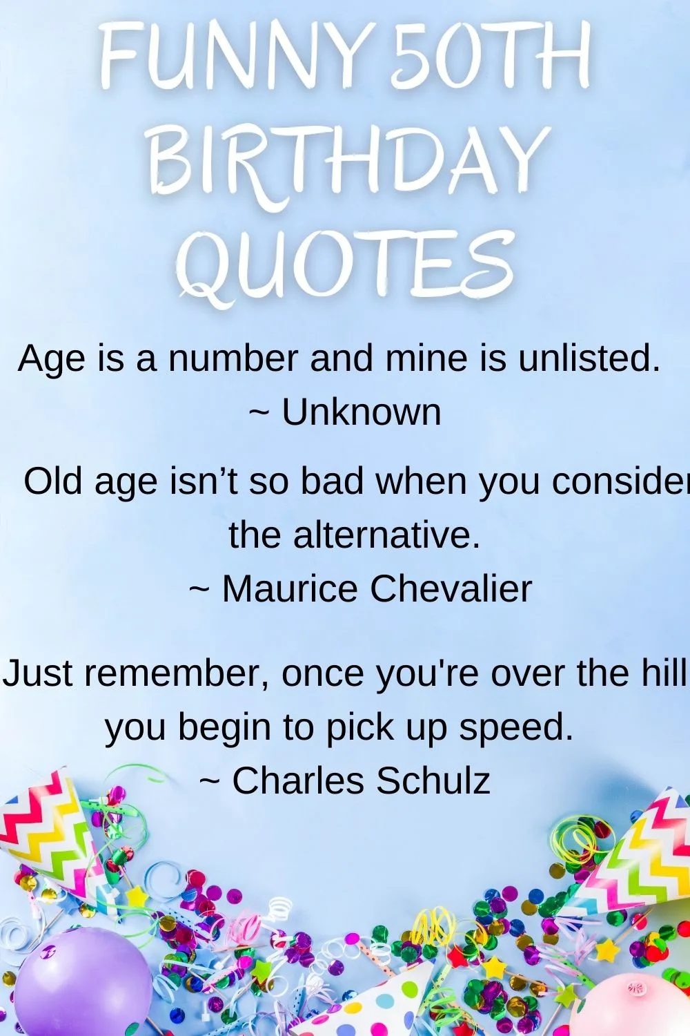 funny 50th birthday quotes