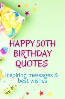 Happy 50th Birthday Quotes: Inspiring Messages And Best Wishes - Major ...