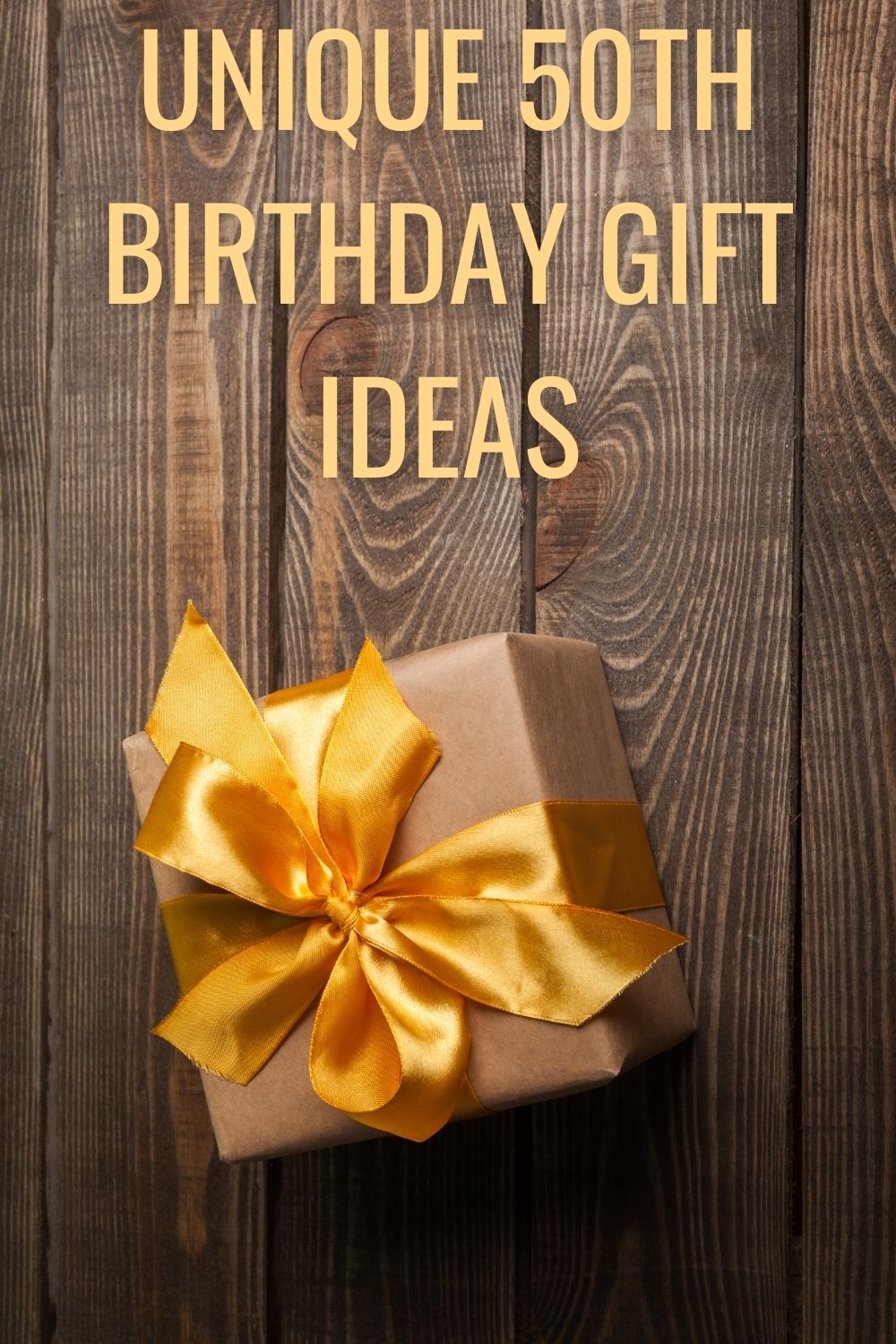 unique 50th birthday gift ideas