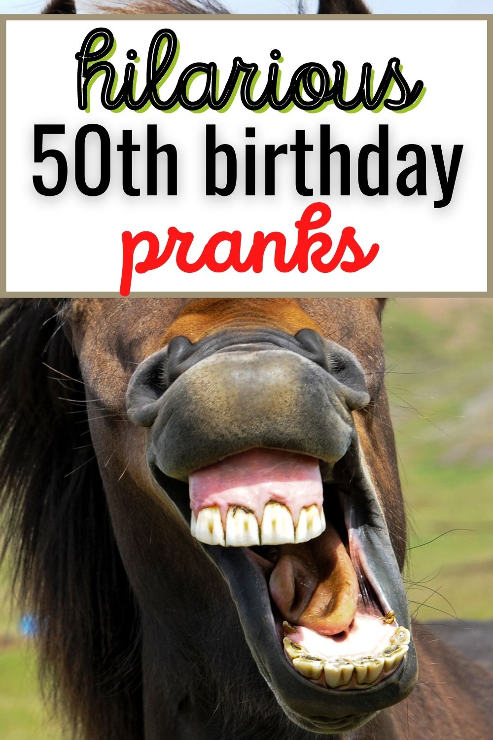 Hilarious 50th birthday pranks