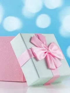 baby gift in a box