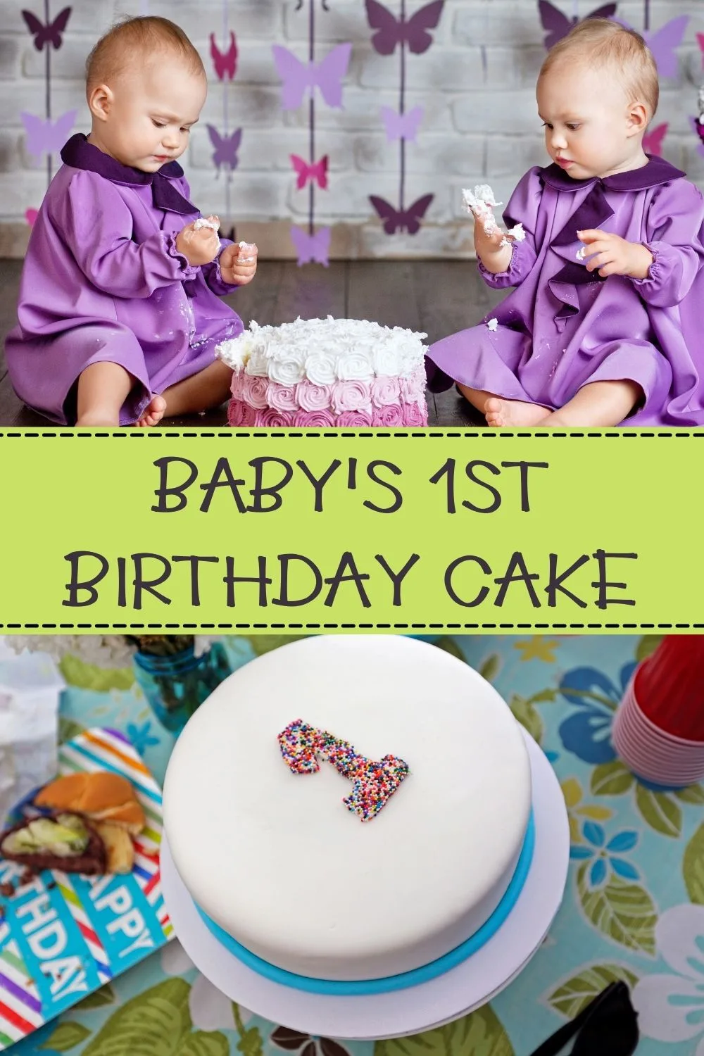 Baby's 1st birthday cake