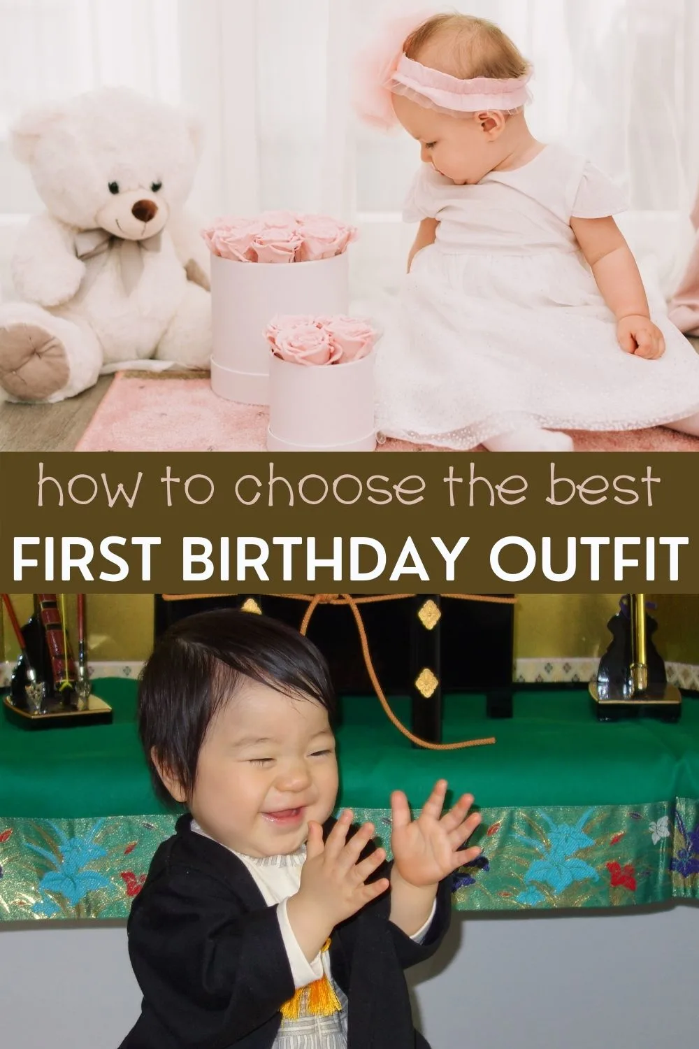 How to choose the best first birthday outfit