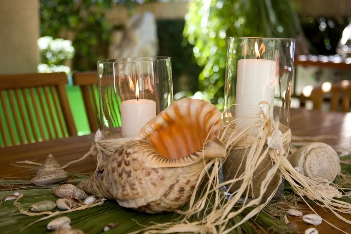 beach themed centerpiece