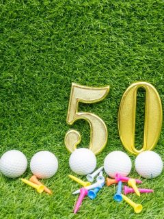 golf balls for a 50th birthday party