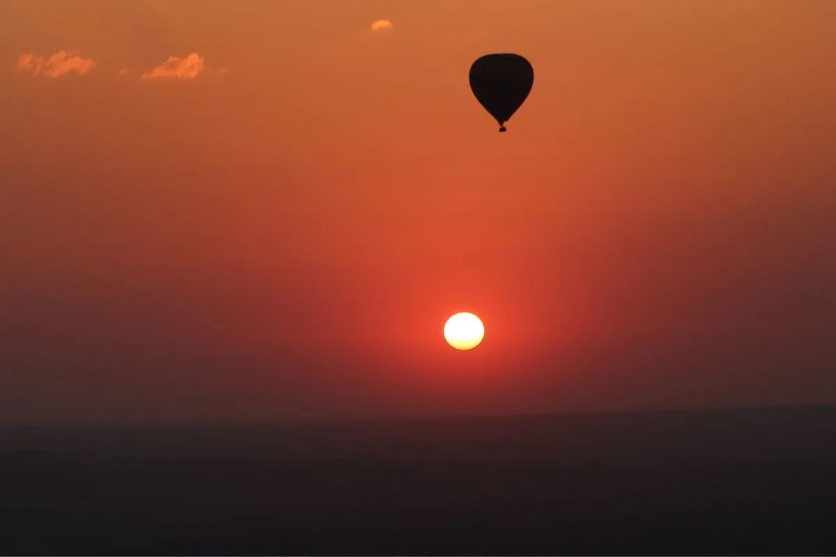 hot air balloon ride